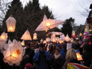 Lantern procession