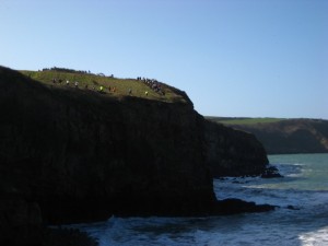 Beware - cliff edge Beware - cliff edge