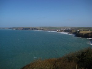 Looking back to Little Haven and Broad Haven Looking back to Little Haven and Broad Haven