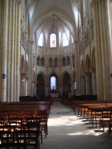 Inside the church