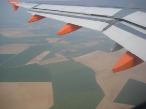 Flying over France