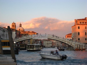 Evening comes to Venice