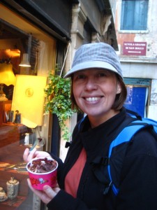 Testing Steve's gelato