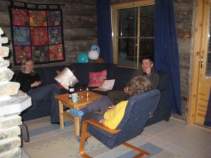 Our first night