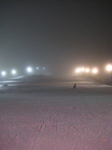 Ski field to yourself