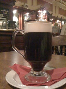 Mmmm Irish Cream at Maddigans Bar, Talbot Street Dublin