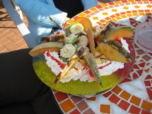 Pizza ice cream