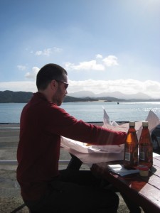 Opononi fish shop - best takeaway and views?