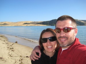 NZ winter sun and beach